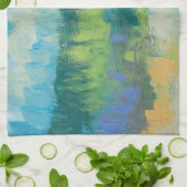 Impasto Veld II Theedoek (Gevouwen)