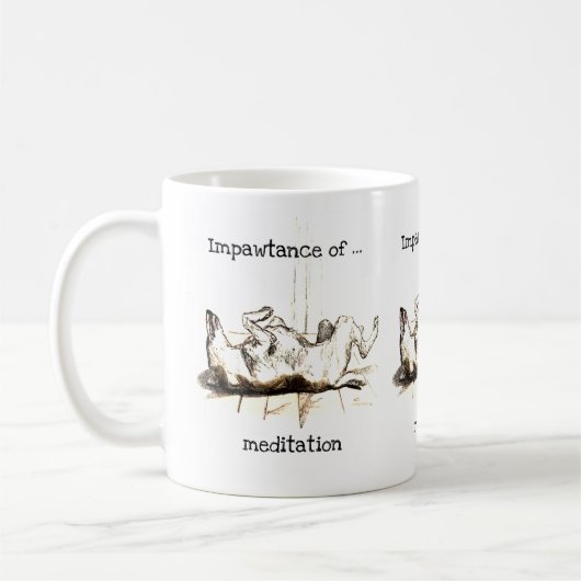 Impawtance d'une tasse de méditation (Gauche)