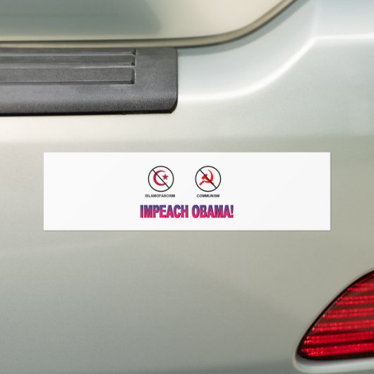 IMPEACH2 BUMPERSTICKER (Op auto)