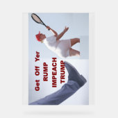 IMPEACH ACRYL BORD (Voorkant)