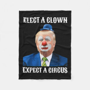 Impeach anti-Trump kiest een clown en verwacht een Fleece Deken