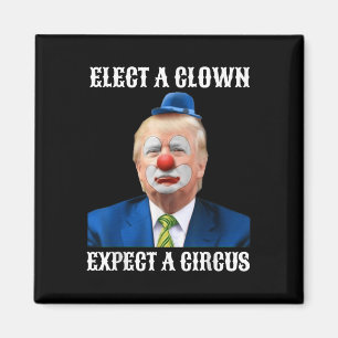 Impeach anti-Trump kiest een clown en verwacht een Magneet