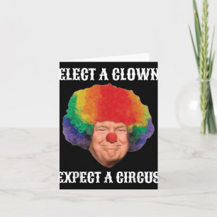 Impeach anti-Trump verkiest een clown verwacht een Kaart