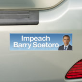 Impeach Barry Soetoro Bumpersticker (Op auto)