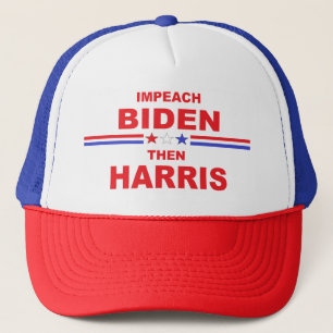 Impeach Biden en Harris Trucker Pet