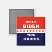 Impeach Biden Than Harris Magneet (Voorkant / Achterkant)