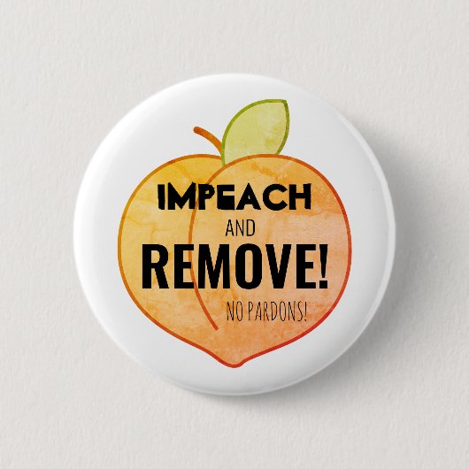 Impeach-Button Ronde Button 5,7 Cm (Voorkant)