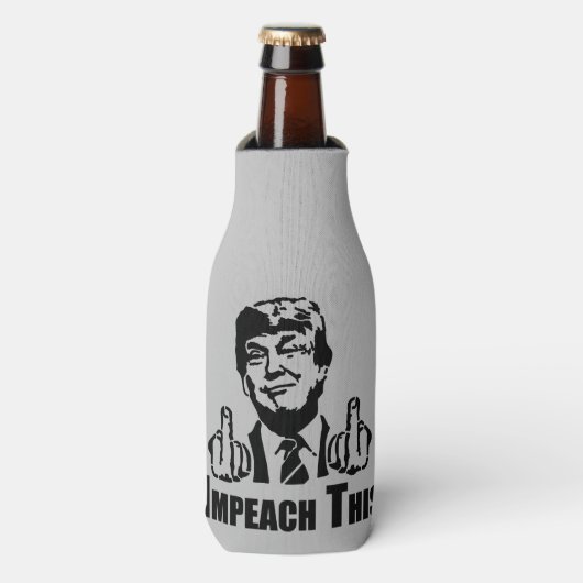 Impeach deze fleskoeler flesjeskoeler (Fles Voorkant)