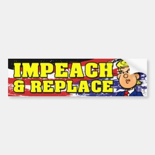 Impeach en vervang bumpersticker