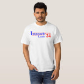 Impeach Leach '24 T-Shirt in Wit (Voorkant volledig)