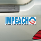 IMPEACH O Bumpersticker (Op auto)