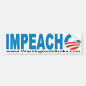 IMPEACH O Bumpersticker (Voorkant)