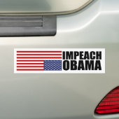 Impeach Obama Bumpersticker (Op auto)