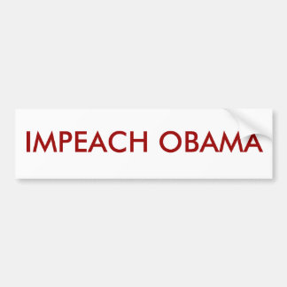 Impeach Obama Bumpersticker