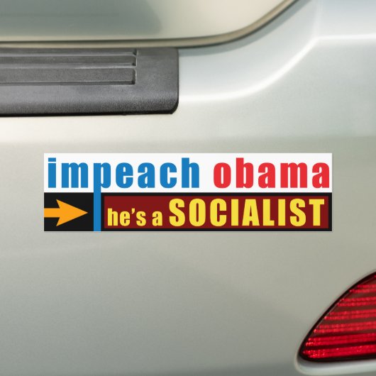 Impeach Obama Bumpersticker (Op auto)
