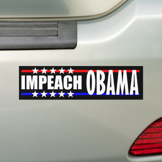 Impeach Obama Bumpersticker (Op auto)
