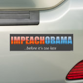 Impeach Obama Bumpersticker (Op auto)