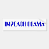 IMPEACH OBAMA BUMPERSTICKER (Voorkant)