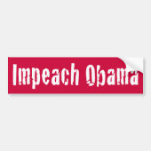 Impeach Obama Bumpersticker (Voorkant)
