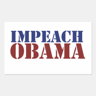 Impeach Obama Rechthoekige Sticker
