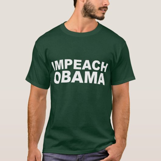 IMPEACH OBAMA T-Shirt (Voorkant)