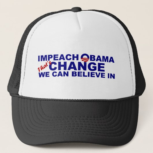 Impeach Obama Trucker Pet (Voorkant)