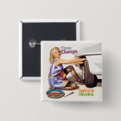 Impeach Obama Vierkante Button 5,1 Cm (Voorkant /achterkant)