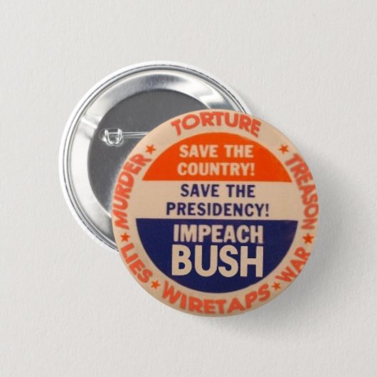 Impeach Struik Button (Voorkant /achterkant)