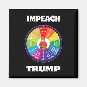 Impeach Trump Anti Trump T-shirt Grappig Politiek Magneet