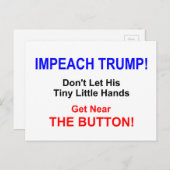 Impeach Trump!  Briefkaart (Voorkant / Achterkant)