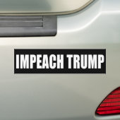 "IMPEACH TRUMP" BUMPERSTICKER (Op auto)