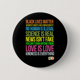 Impeach Trump-editie Black Lives Nasty Woman Resi Ronde Button 5,7 Cm