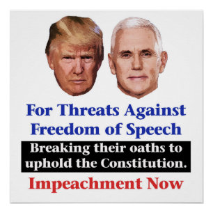 Impeach Trump en Pence Perfect Poster