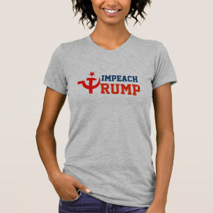 "Impeach Trump" met Russische hamer en sikkel T-shirt