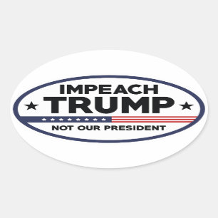 Impeach Trump Ovale Sticker