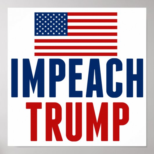 Impeach Trump Poster (Voorkant)
