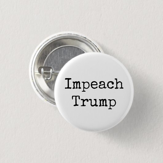 "Impeach Trump" Ronde Button 3,2 Cm (Voorkant /achterkant)
