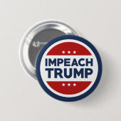 Impeach Trump Ronde Button 5,7 Cm (Voorkant /achterkant)