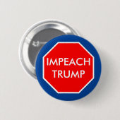 Impeach Trump Ronde Button 5,7 Cm (Voorkant /achterkant)
