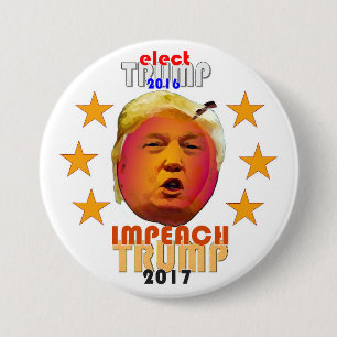 Impeach Trump Ronde Button 7,6 Cm