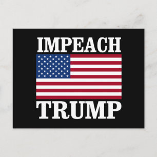 Impeach Trump - Save America - Anti-Trump Design  Briefkaart
