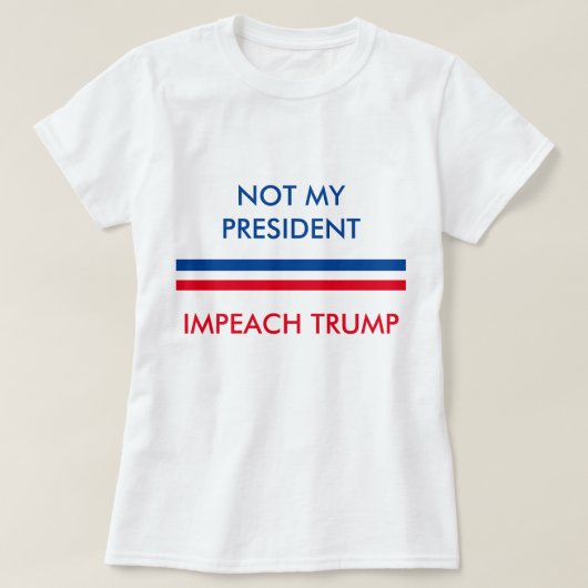 Impeach Trump T-shirt (Design voorkant)