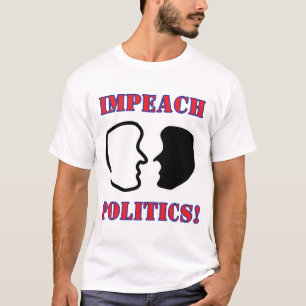 IMPEACH TWEEGEZICHTEN POLITIEK T-SHIRT