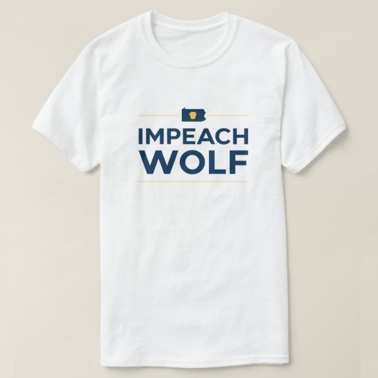 Impeach Wolf T-shirt (Design voorkant)