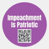 Impeachment is Patriotic Sticker Sheet (Voorkant)