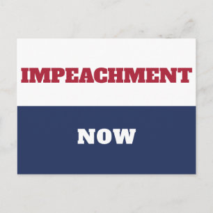 Impeachment nu anti-Trump Trumpisme Briefkaart