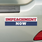 Impeachment nu anti-Trump Trumpisme Bumpersticker (Op auto)