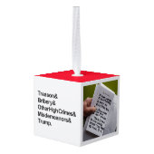 Impeachment Ornament (Cube) (Achter hoekig)