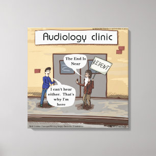 Impenitent pour l'audiologie Impression sur toile