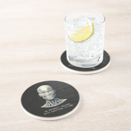 IMPERFECT ANTWOORD Zandsteen Ronde Zandsteen Onderzetter